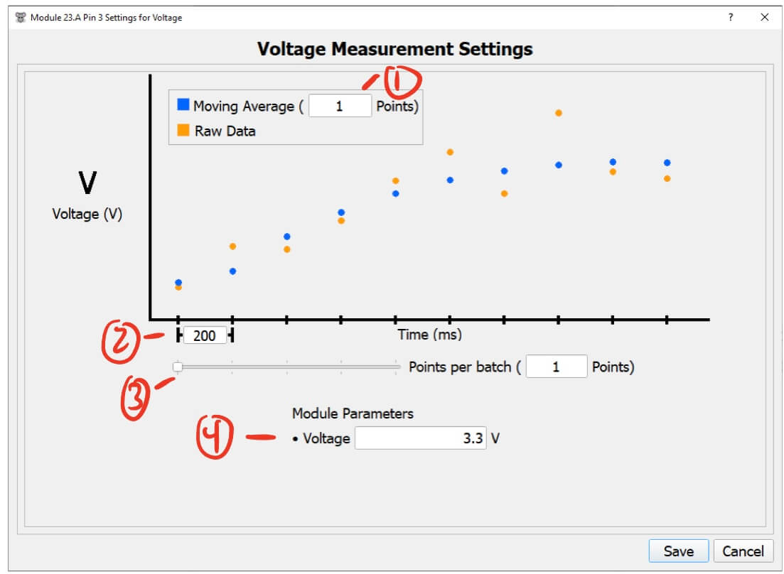 Voltage Pin Settings