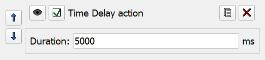 Time Delay Action